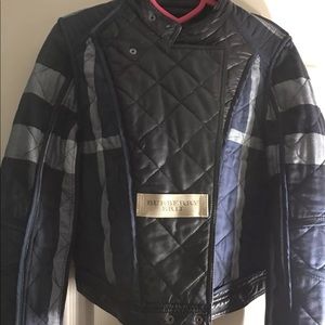 Burberry leather jacket